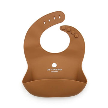 Ampersand(アンパサンド) シリコンビブL143012 キャメル